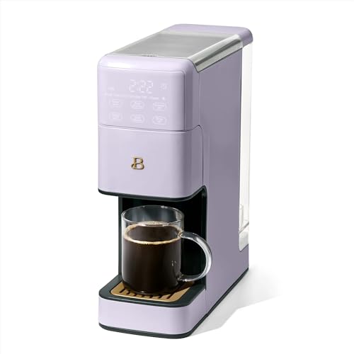Beautiful Perfect Grind Programmable Single Serve Coffee Maker, Exact-Xtract technology, Touch-Activated Display & Integrated Burr Grinder