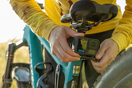 GoPro HERO13 Black Accessory Bundle - Includes The Handler, 2 Enduro Batteries, 2 Curved Adhesive Mounts, 64GB SanDisk MicroSD Card, and Carrying Case