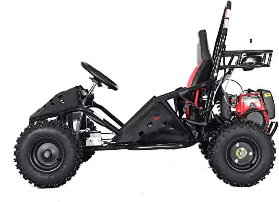 X-Pro Brand New Rover 50cc Gas Go Kart with Pull Start, Rear Disc Brake, 6" Wheels!