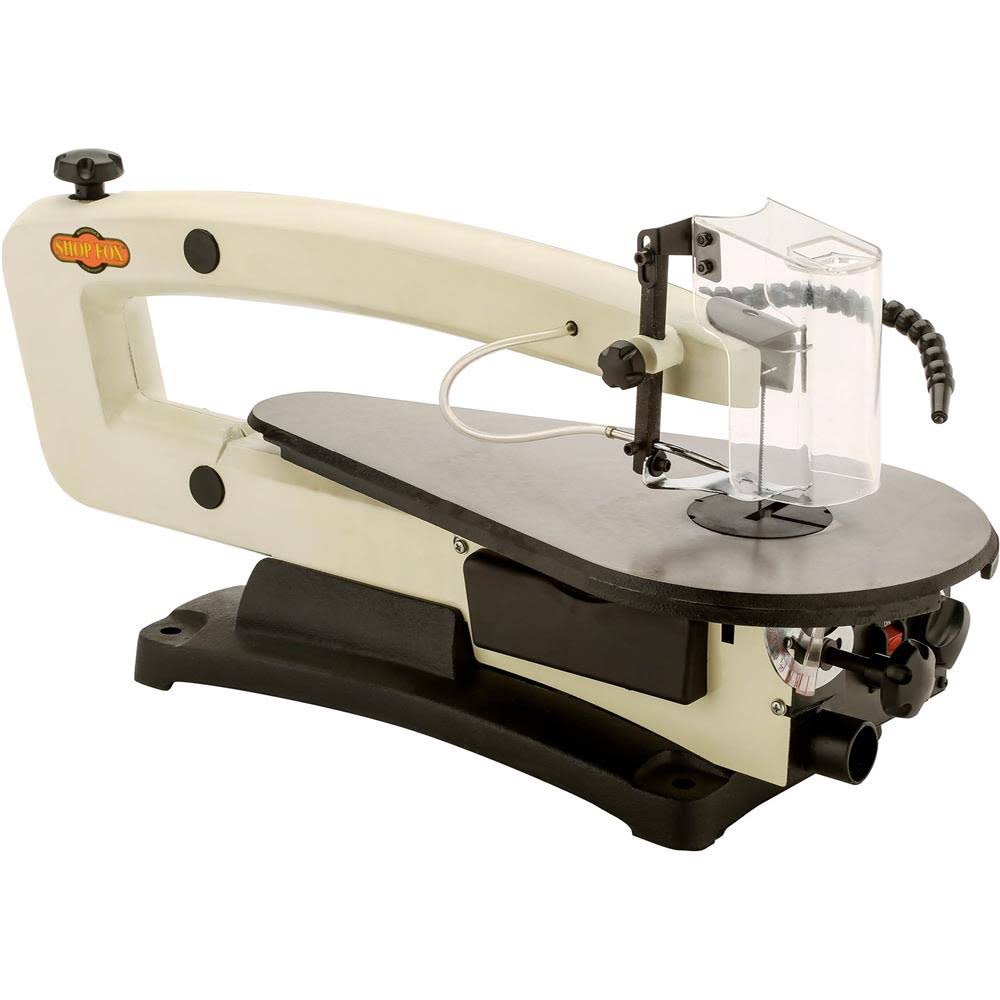 Shop Fox W1870 18 Inches Vs Scroll Saw with LED and Rotary Tool Kit