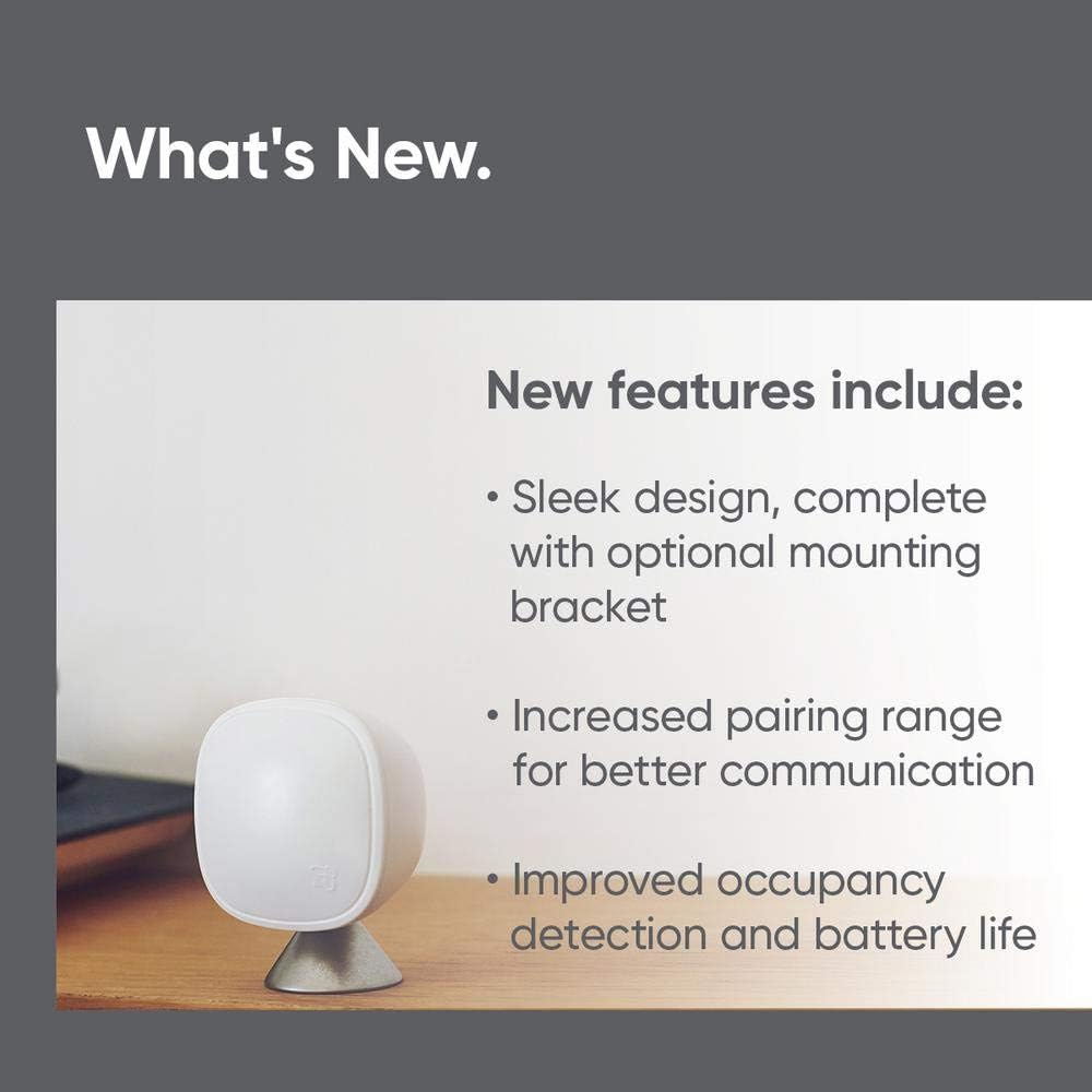 ecobee EB-RSHM2PK-01 Automatic Built-in Occupancy Sensor Smart Comfort SmartSensor (2-Pack) (Non-Retail Packaging)