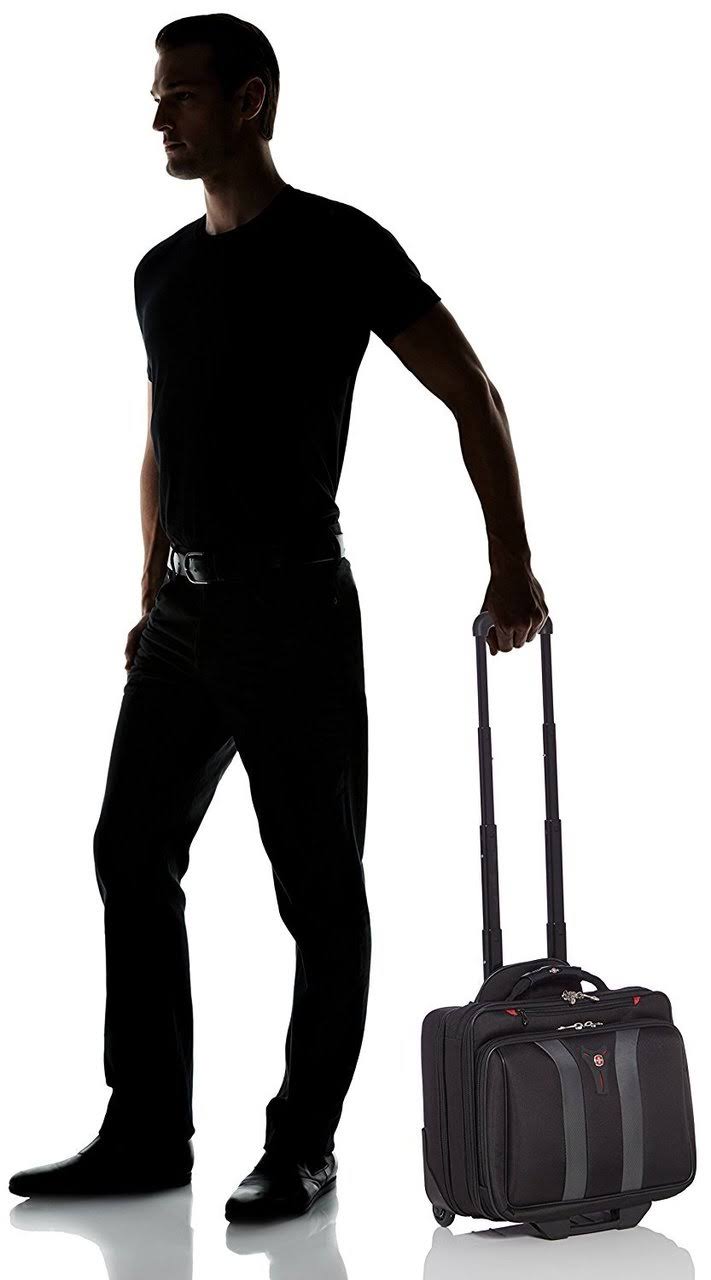 Swissgear Granada Rolling Case Nylon for Upto 17-inch Notebooks Black