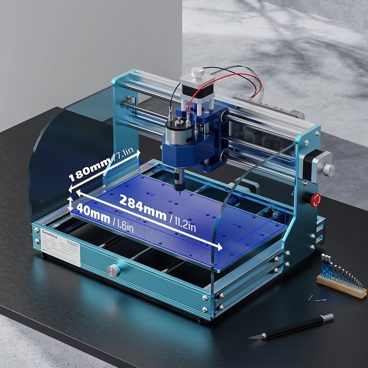 Genmitsu 3018-PROVer V2 CNC Milling Machine for Beginner + Upgraded Aluminum Z Axis Assembly V2 Kit