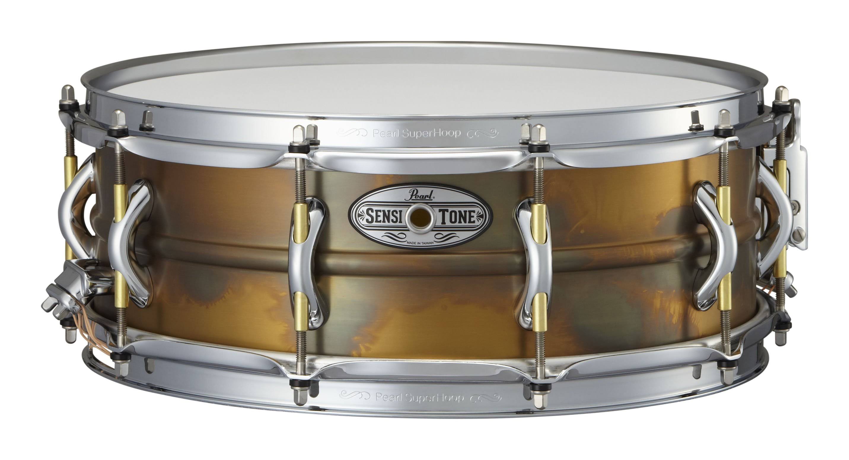 Pearl 14x22 x 5x22 SensiTone Premium Beaded Brass Snare Drum
