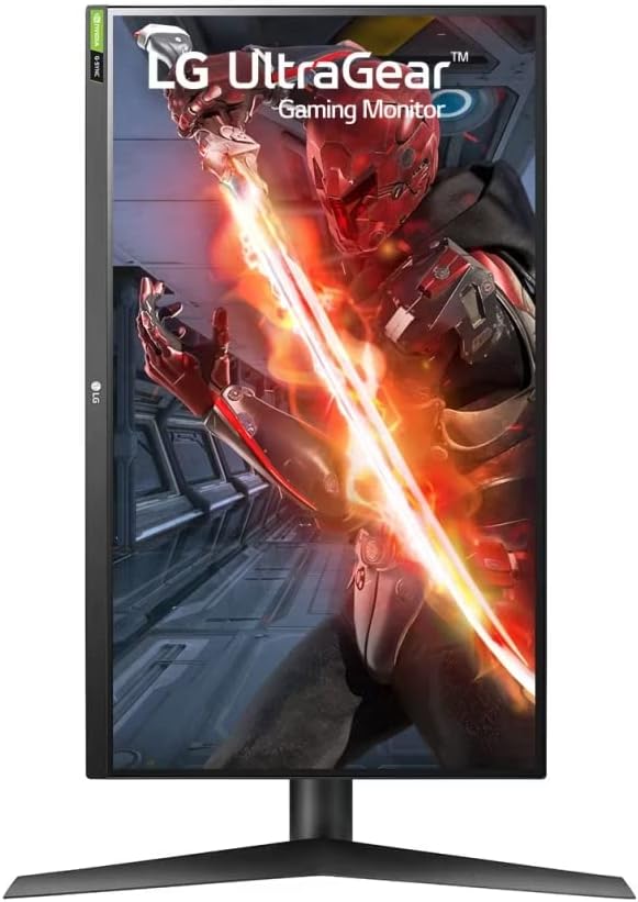 LG 27” 27GN75B-B HDR10 IPS FHD 1ms Ultragear™ Gaming Monitor with 240Hz Refresh Rate, Adaptive-Sync (FreeSync™) Technology & is Compatible with NVIDIA G-Sync®,Black