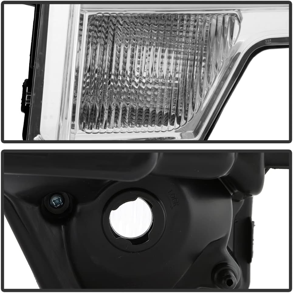 ACANII - For [Upgrade Style] 2009-2014 Ford F150 Chrome Housing Projector Headlights Headlamps Driver + Passenger Side