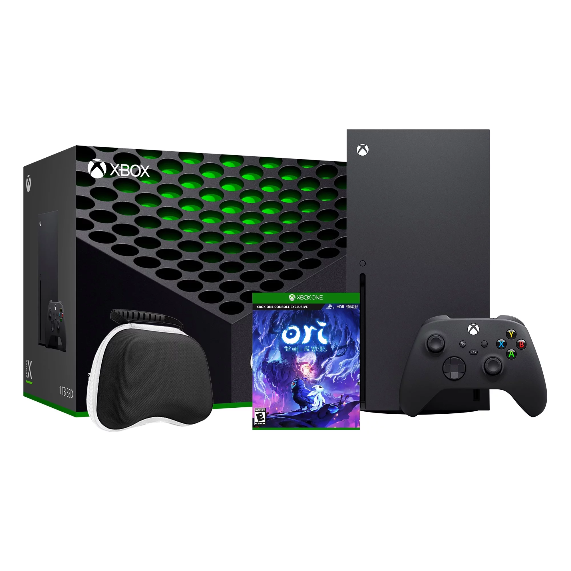 2023 Xbox Series X Bundle - 1TB SSD Black Flagship Xbox Console and Wireless Controller with Ori and the Will of the Wisps Full Game - Curated Treasures Market