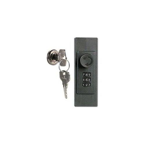 Durable - Locking Key Cabinet, 72-Key, Brushed Al