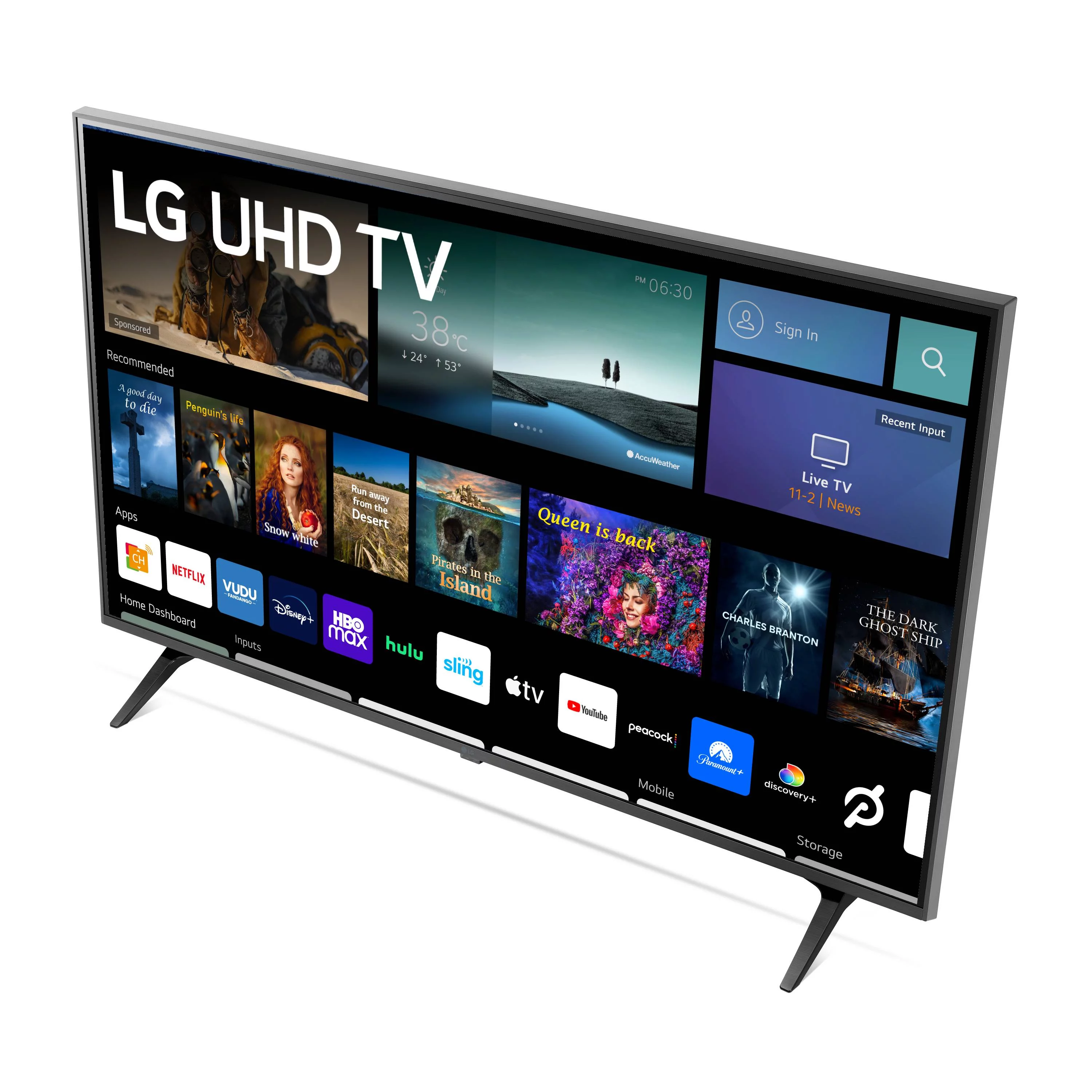 LG 43�� 4K UHD Smart TV 2160p webOS, 43UQ7070ZUD