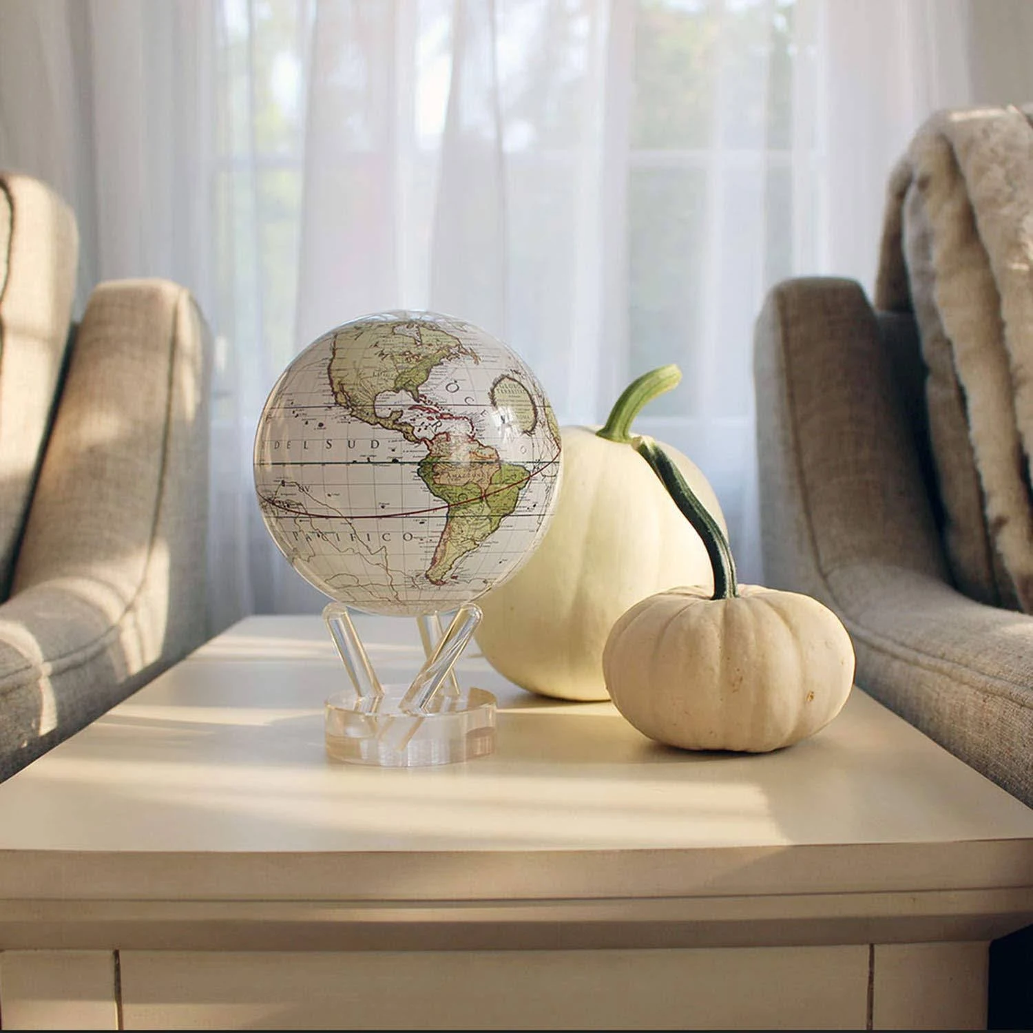 4.5x22 White Cassini Terrestrial MOVA Globe