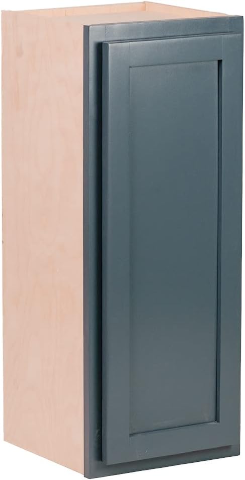 Quicklock RTA (Ready-to-Assemble) | Pure White, Wall Kitchen Microwave Cabinet - Shaker Style | 100% Hardwood | Made in America | Soft Close Hardware | 30 W X 12 H X 12 D