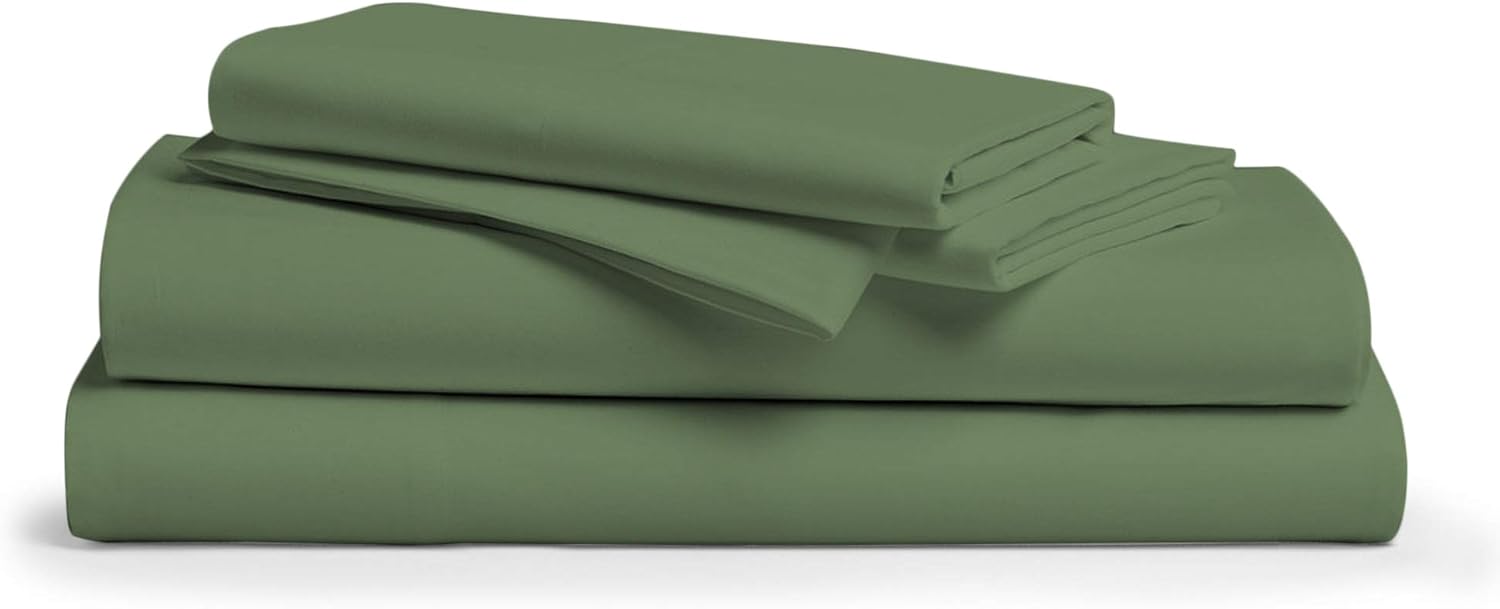 Carressa Linen 1000 Thread Count 100% Long Staple Soft Egyptian Cotton Sheet Set, 4 Piece Set, California King Sheets, Upto 17" Deep Pocket, Smooth & Soft Sateen Weave, Luxury Bedding, Blush