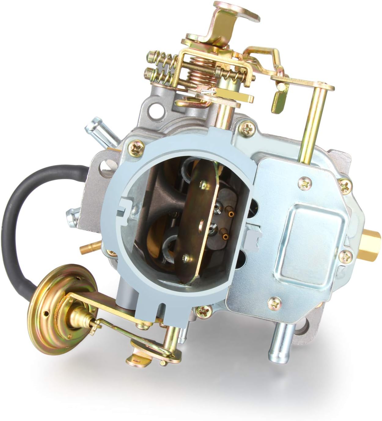 G Madlife Garage Carburetor with 2 Barrel For 1966-1973 Dodge Plymouth Models & Dodge Truck with 273-318 Engine (Manual Choke)
