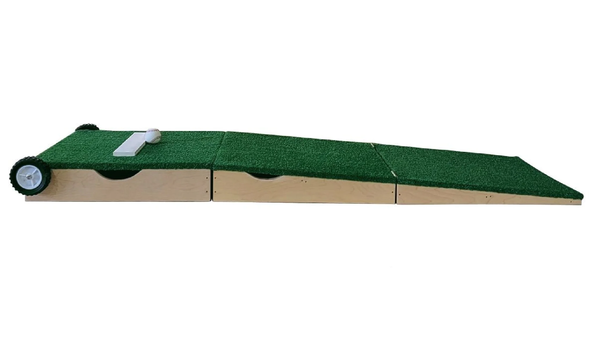 8 Inch Portable Youth Baseball Pitching Mound with Wheel Kit (Accordion Series)