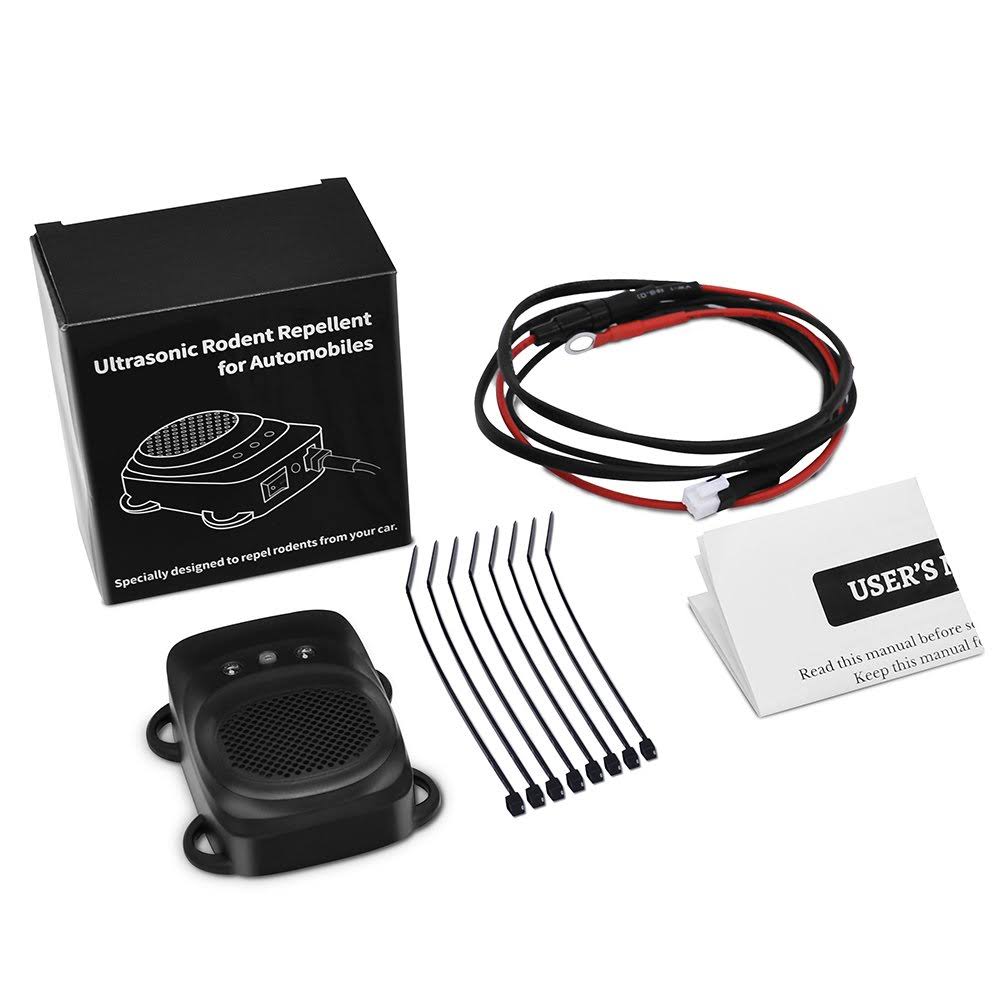 Loraffe Under Hood Animal Repeller Car Rat Repeller Rodent Repellent Ultrasonic