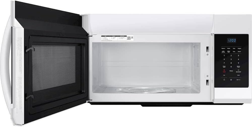 Samsung 1.7 Cu. Ft. White Over-The-Range Microwave