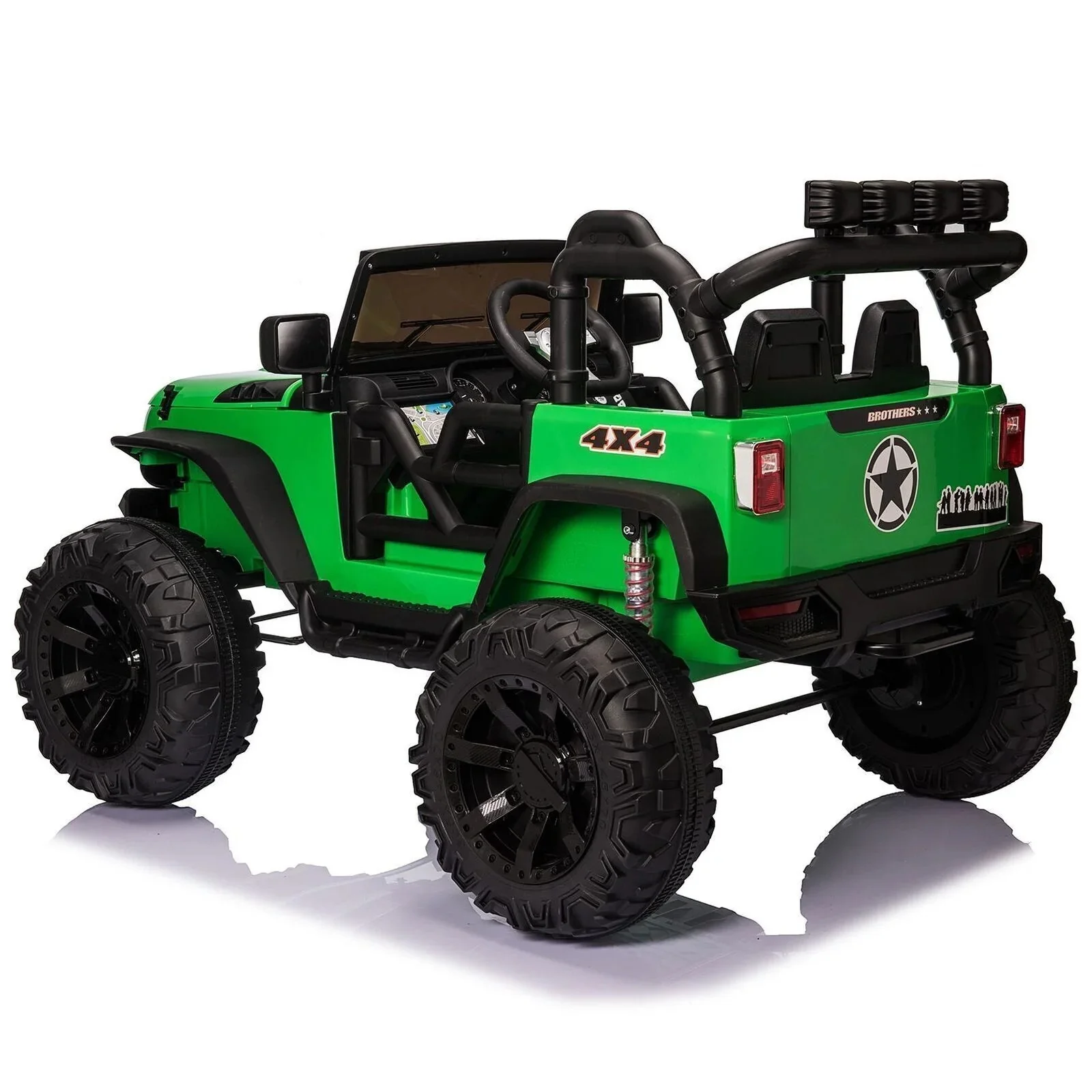 Electric 24V Kids Ride on Truck Car Jeep MP3 LED w/Remote Control - 2 Seats, 400W - Curated Treasures Market