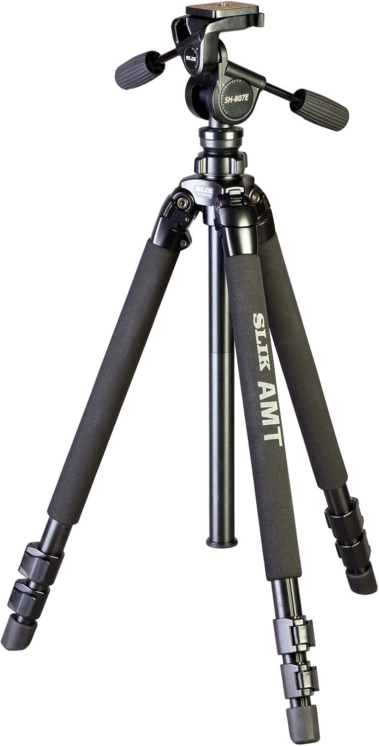 SLIK 700DX Pro 3-Way Pan/Tilt Head with Quick Release, Black (615-700)