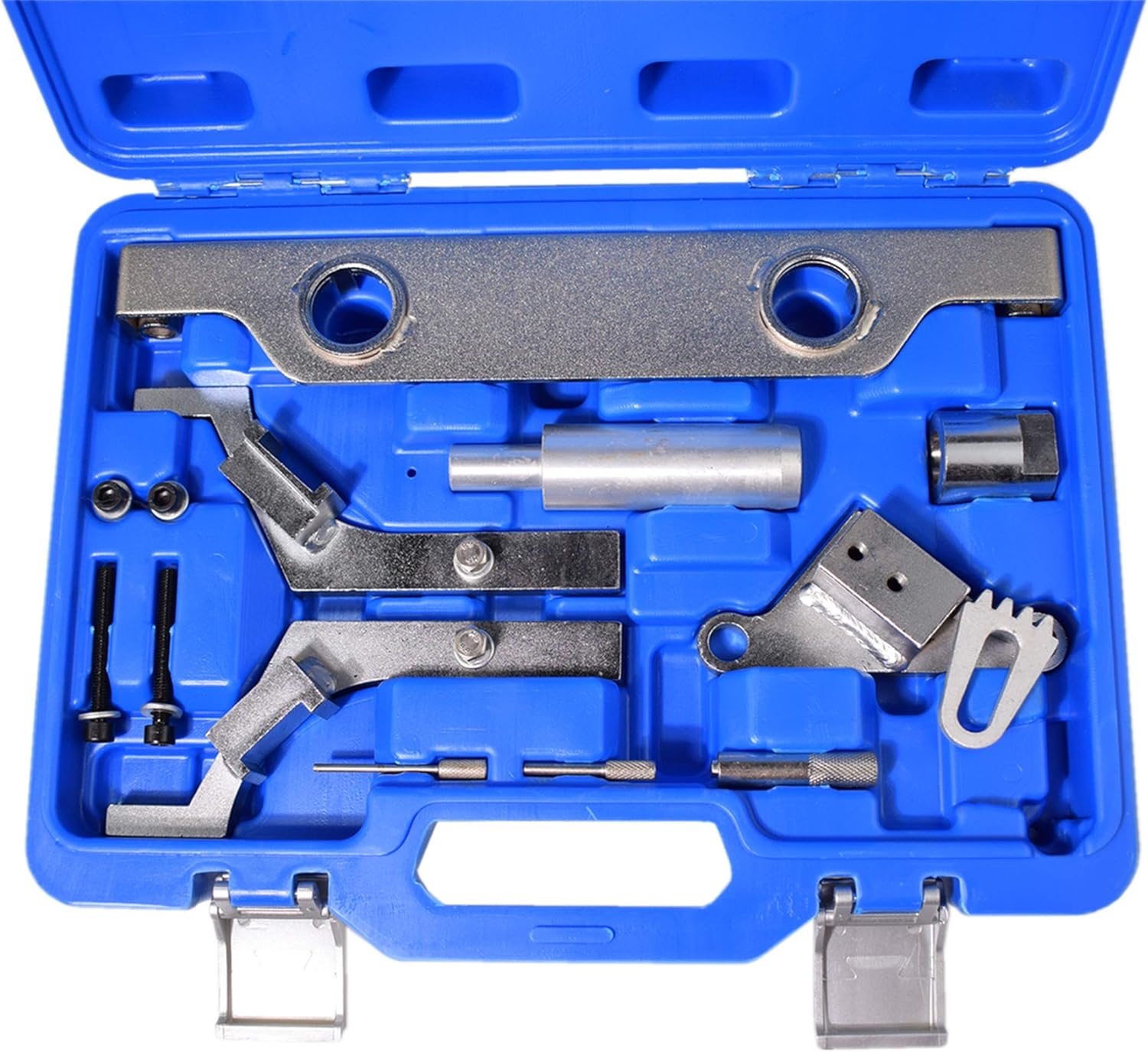Supercrazy Engine Timing Chain Twin Camshaft Actuator Locking Tool Cam Phaser Retainer Set Compatible with Chevrolet Opel Buick GMC 2.0/2.4L Ecotec Pack of 2