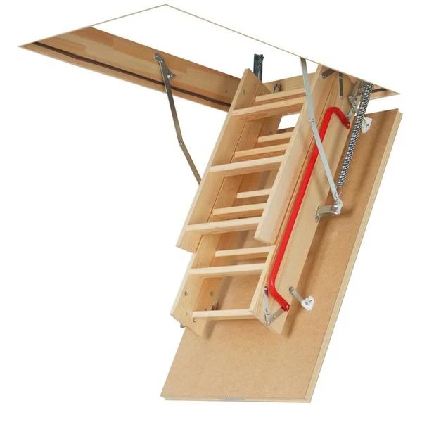 Fakro 66802 LWP Wooden Insulated Attic Ladder 300lbs