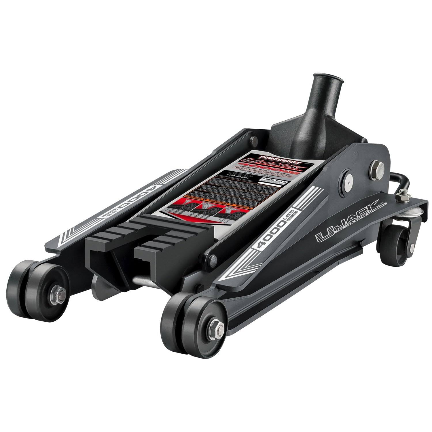 Powerbuilt 620516 U-Jack Garage Jack 4000 lb