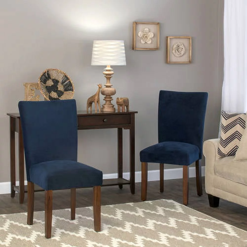 HomePop Parsons Velvet Dining Chairs (set of 2)