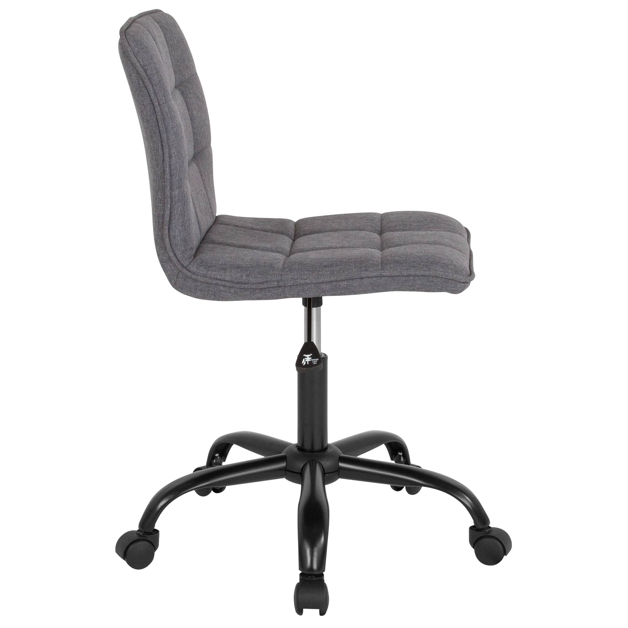 36.5x22 Gray Sorrento Home Comfortable Fabric Office Task Chair