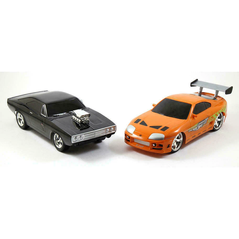 Fast and Furious 1:16 Scale Remote Control Car Twin Pack - Dom&s Charger R/T and