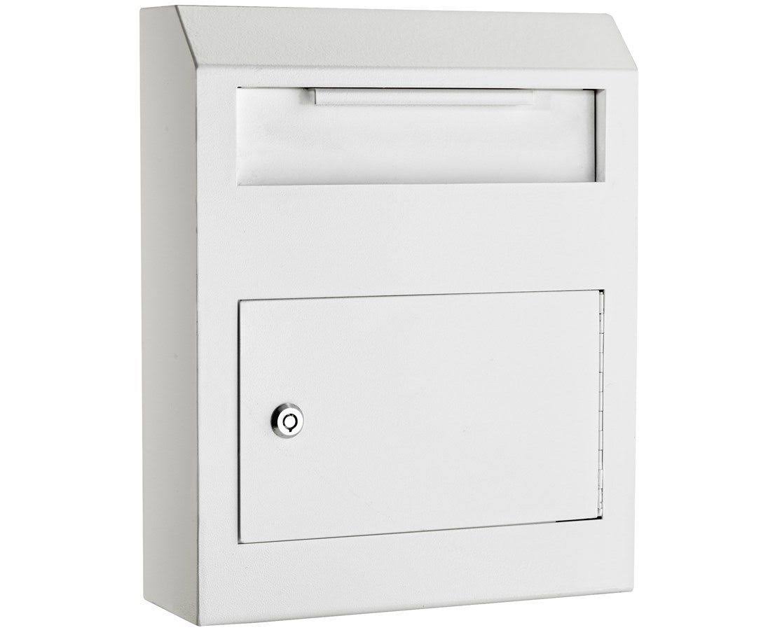 AdirOffice 631-07 Heavy-Duty Secured Safe Drop Box - Black