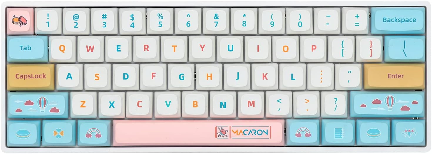 EPOMAKER SKYLOONG SK61 61 Keys 60% Hot Swappable Programmable Mechanical Gaming Wired Keyboard with RGB Backlit, NKRO, Water-Resistant, Type-C Cable for Win/Mac/Gaming (Gateron Optical Black, Panda)