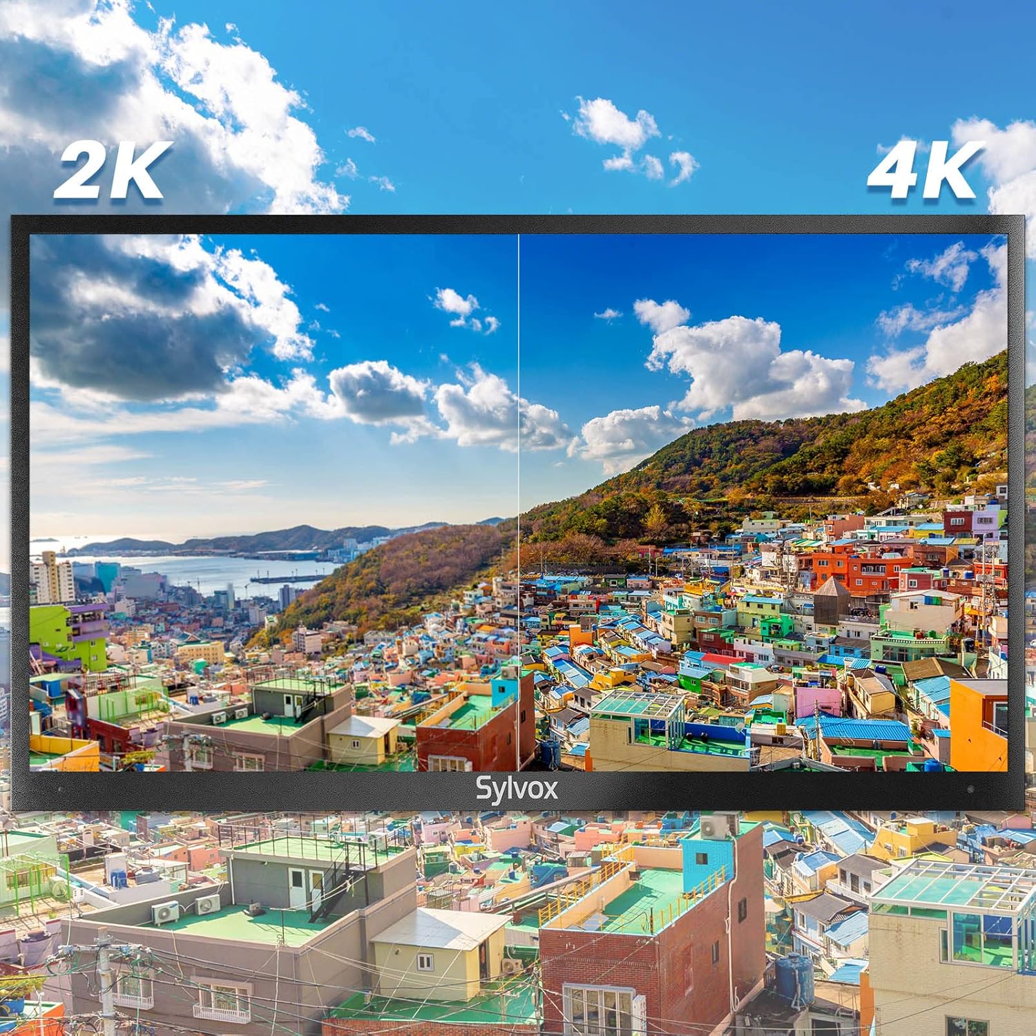 SYLVOX 43'' Outdoor Smart TV 4K UHD Ultra 2000NIT High Brightness HDR TV, Waterproof Built-in Chromecast, with Wireless Connection & WiFi Function for Outdoor Strong Light Areas(Poolpro Series)