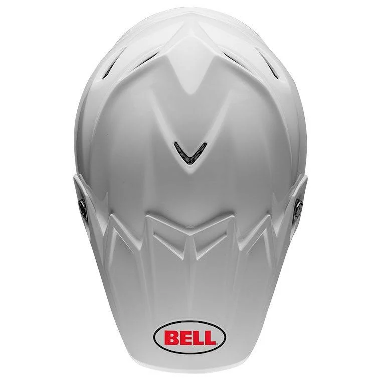 Bell Moto-9 Carbon Flex Helmet Medium Solid White