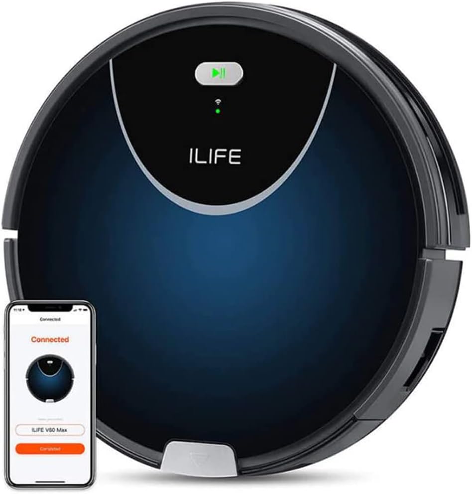 ILIFE V80 Max Robot Vacuum Cleaner for Pet Hair with APP Control (Renewed)