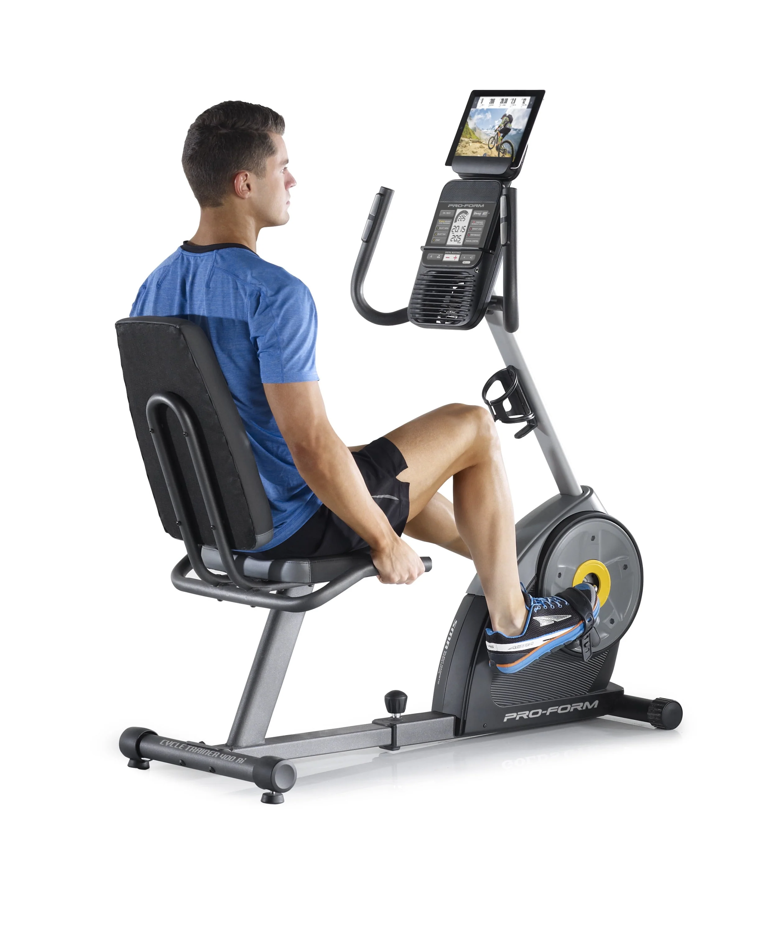 ProForm Cycle Trainer 400 Ri Recumbent Exercise Bike, Compatible with iFit Personal Training