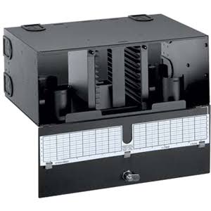 Panduit Opticom Fiber Optic Rack Mount Splice Enclosure Rack cable enclosure - 4U - Black