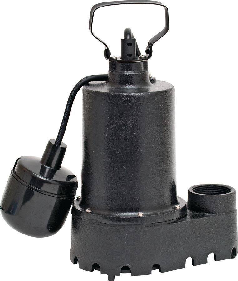 Superior Pump 92331 Tethered Iron Sump Pump, 1/3 HP