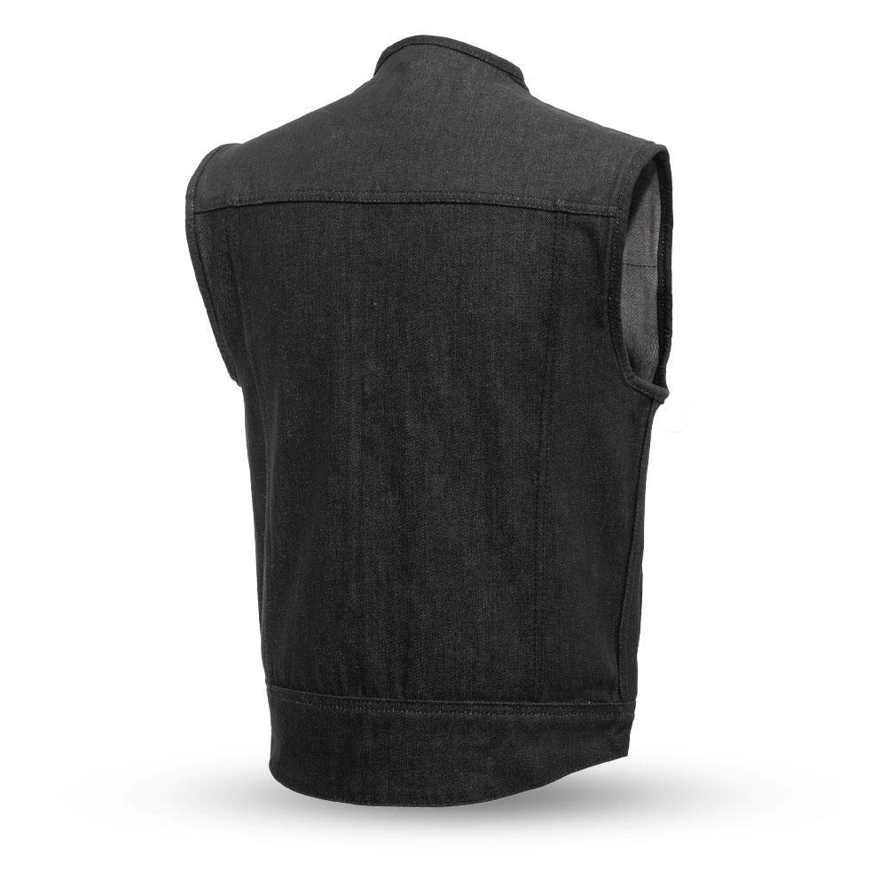 49/51 Men&s Leather u0026 Canvas Vest Combo XL