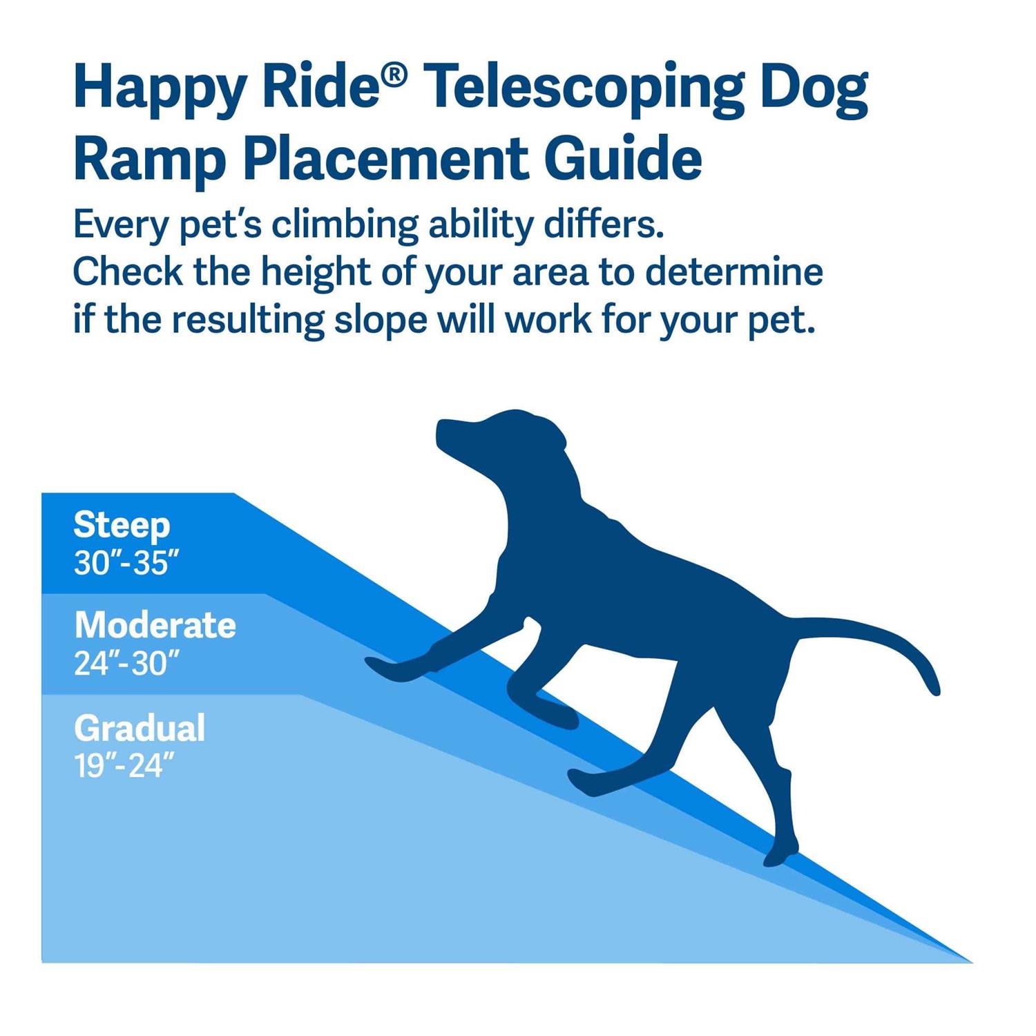 PetSafe Happy Ride Telescoping Dog Ramp - Pet Supplies online store