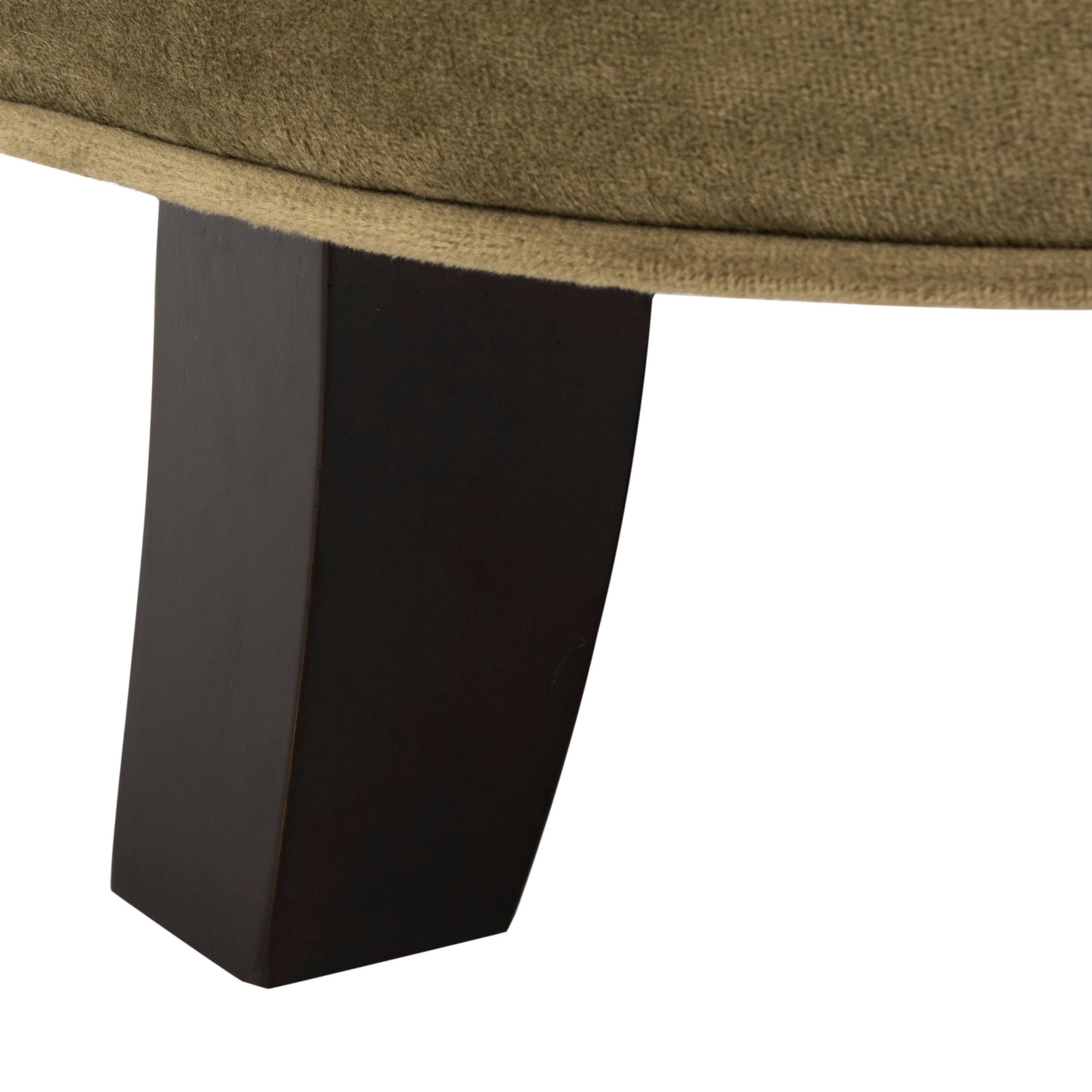 Safavieh Amelia Spruce Tufted Storage Ottoman