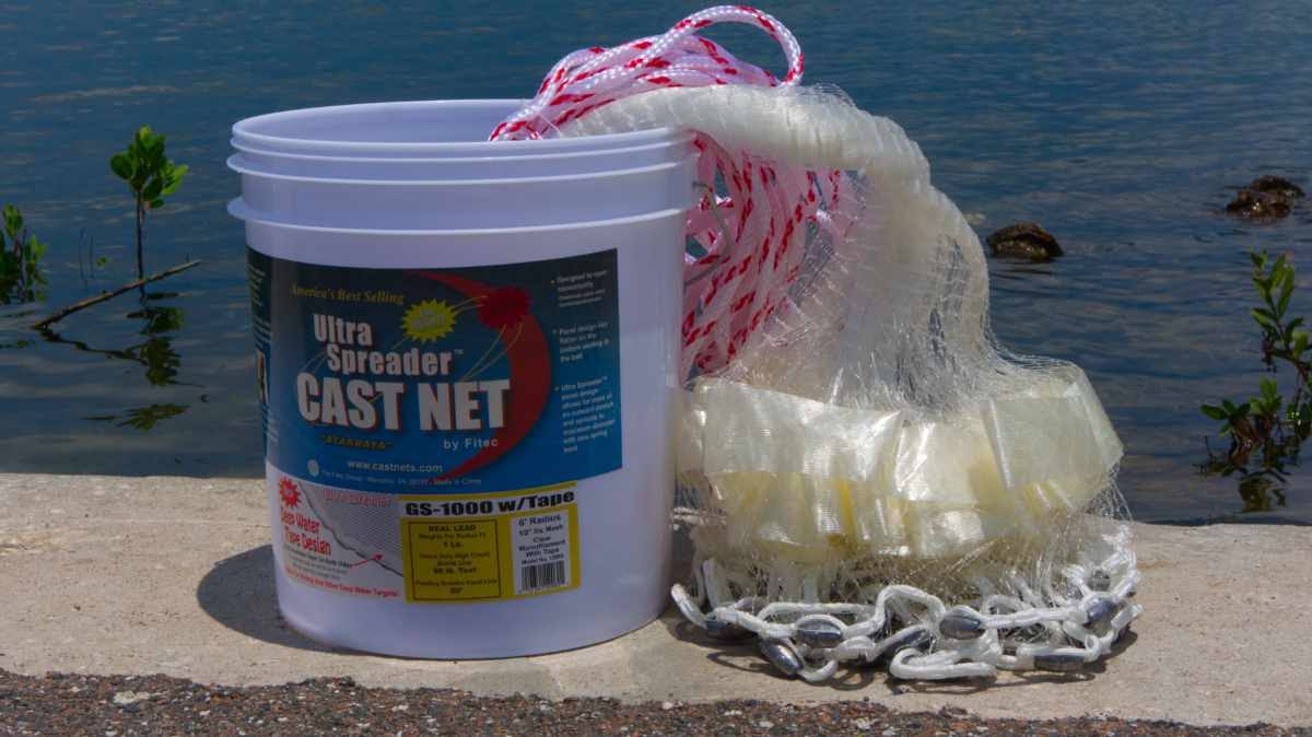 Fitec 12060 GS-1000 Ultra Spreader and Cast Net with Tape