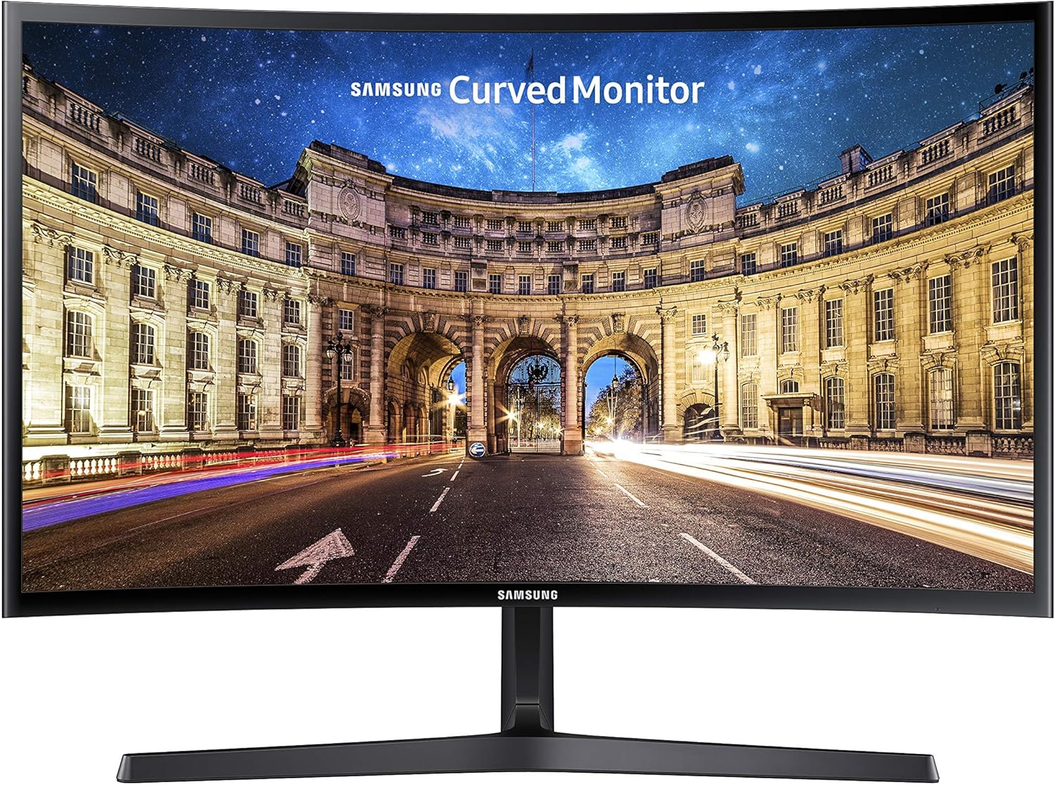 Samsung LC24F396FHNXZA 24-Inch Curved Monitor C24F396 (1920x1080 Full HD) (Renewed)
