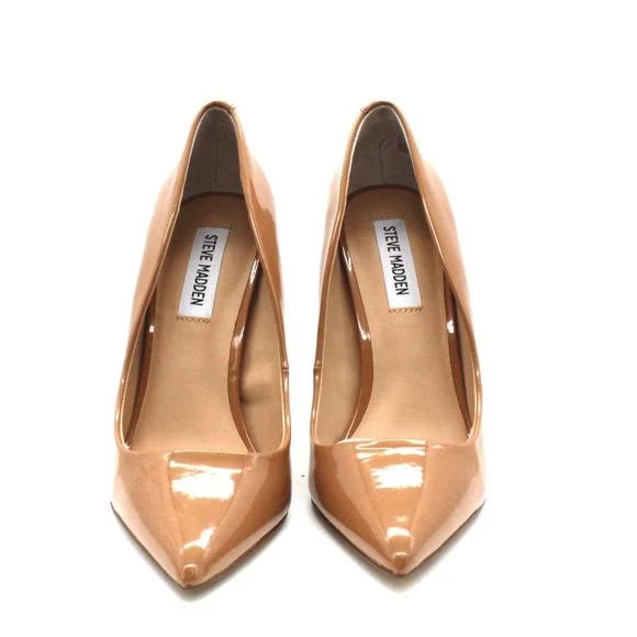 Steve Madden Daisie Pumps - Camel Patent