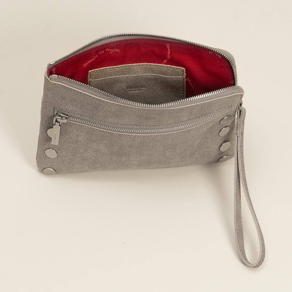 Hammitt Nash Botanical Snake Brushed Gold Small Clutch