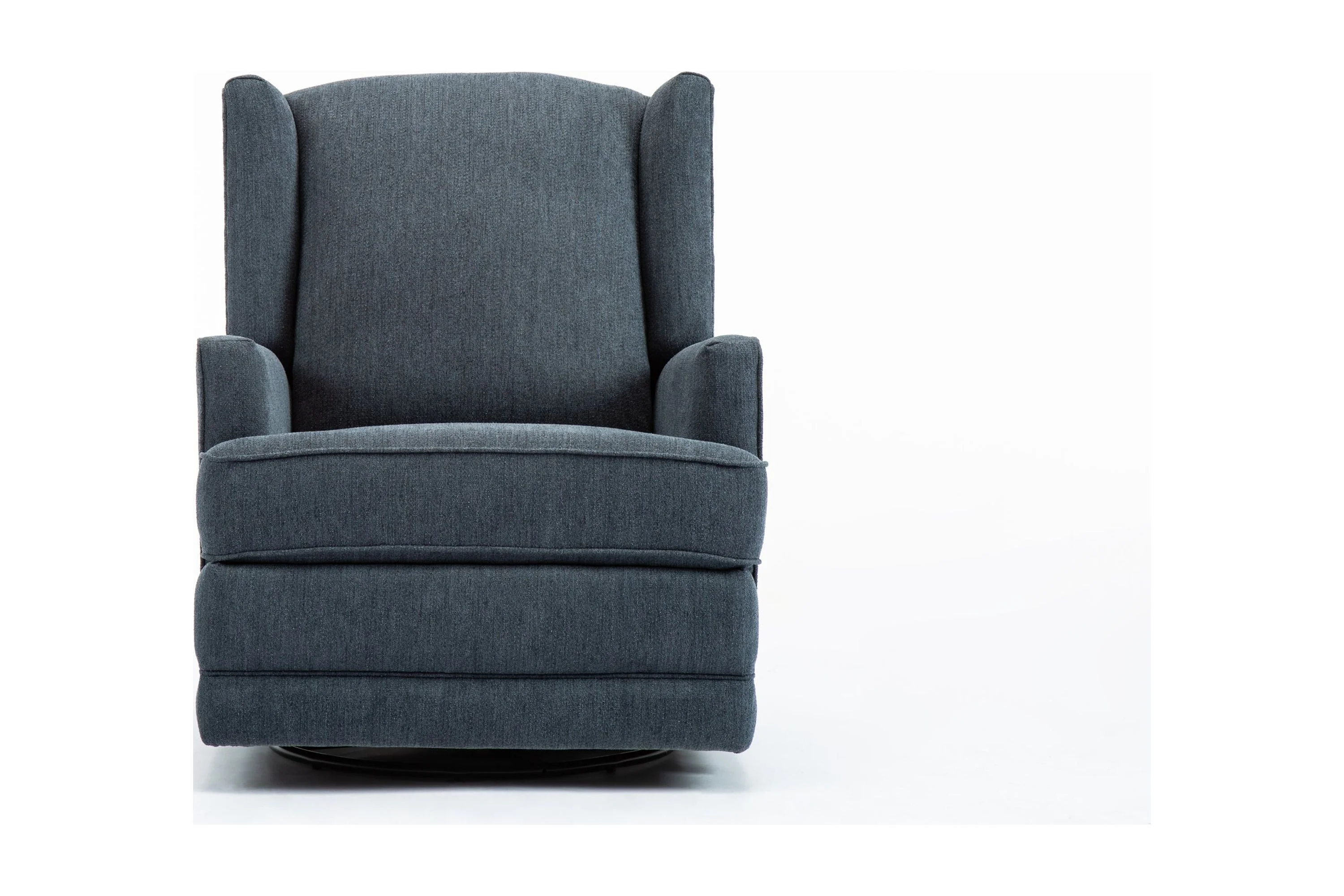 Smithfield Wingback Swivel Glider Recliner - Blue