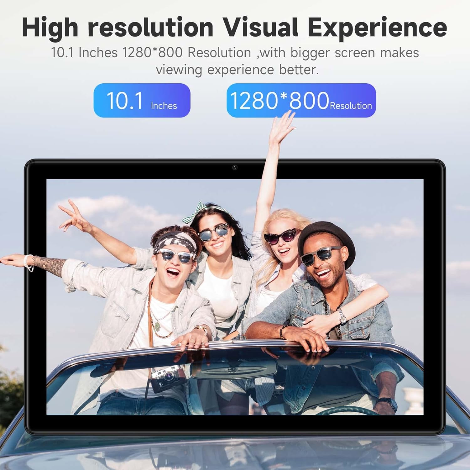 Tablet 10 inch Tablet, Android 11 Tablet, 32GB Storage, Dual HD Camera, Quad-Core Powerful Processor Long Lasting Battery and High-Resolution Screen for Better Gaming, Working Experience (Gray)