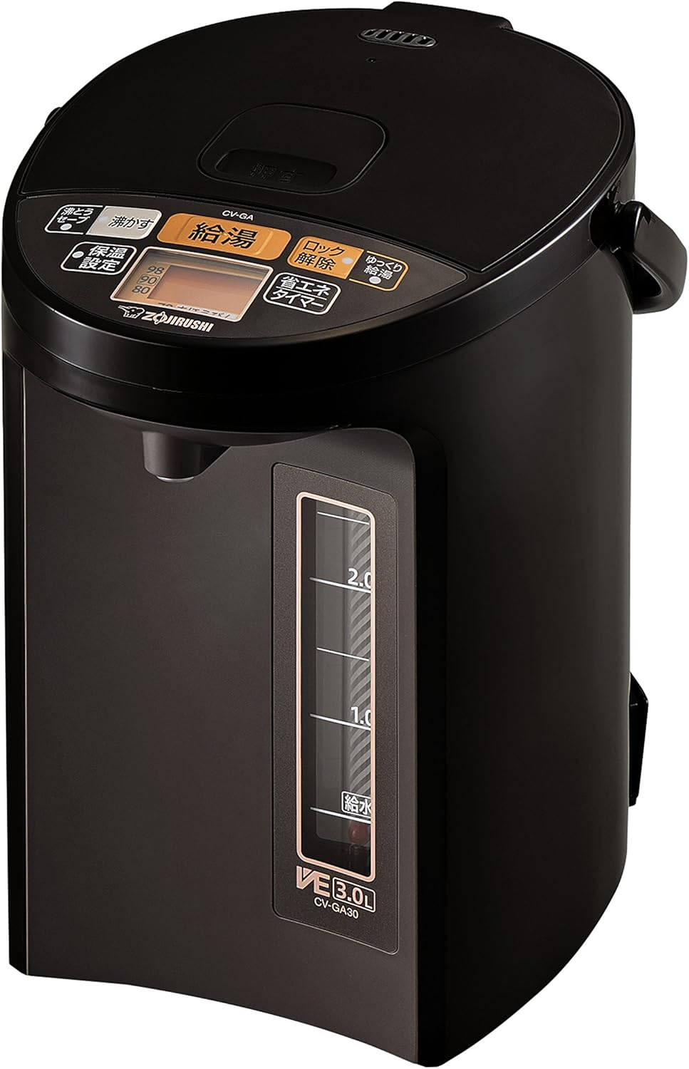 ZOJIRUSHI Microcomputer Boiling VE Electrical Thermos"優湯生 (Yuutousei)" (3.0L) CV-GA30-TA【Japan Domestic genuine products】
