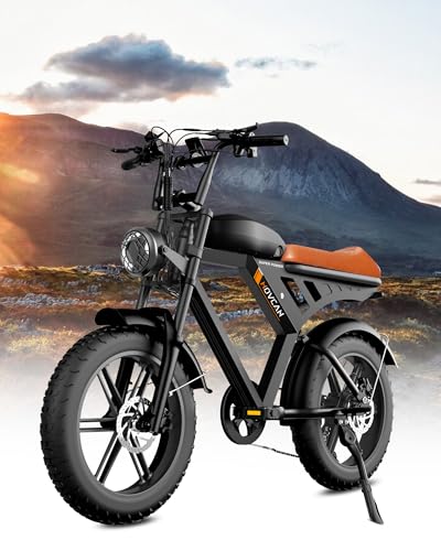 MOVCAN V30 Series Electric Bike for Adults 3000W/1500W/1000W Motor 20" Fat Tire Ebike,37.5MPH/32MPH/28MPH 120/70 Miles,48V 20Ah/31.2/15.6 AH Battery Hydraulic Disc Brake Electric Motorcycle Bike