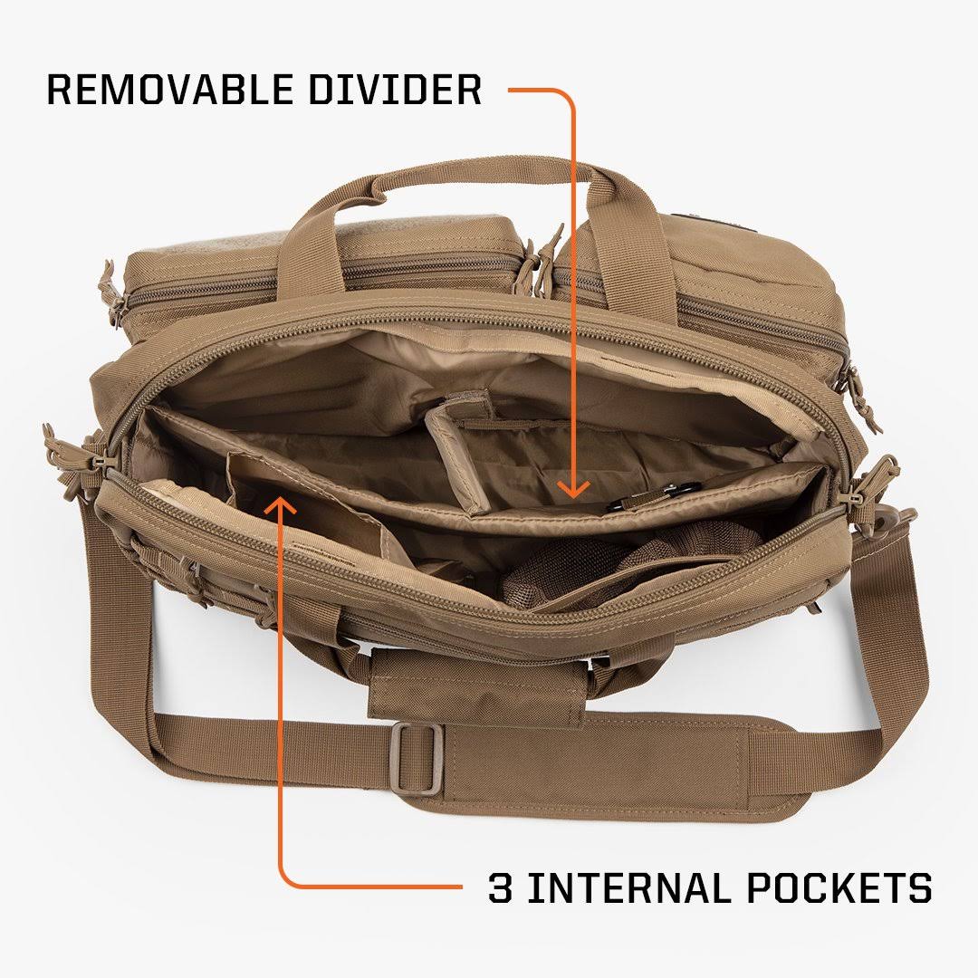 Tactical Baby Gear Deuce 2.0 Diaper Bag + Changing Mat in Coyote Brown