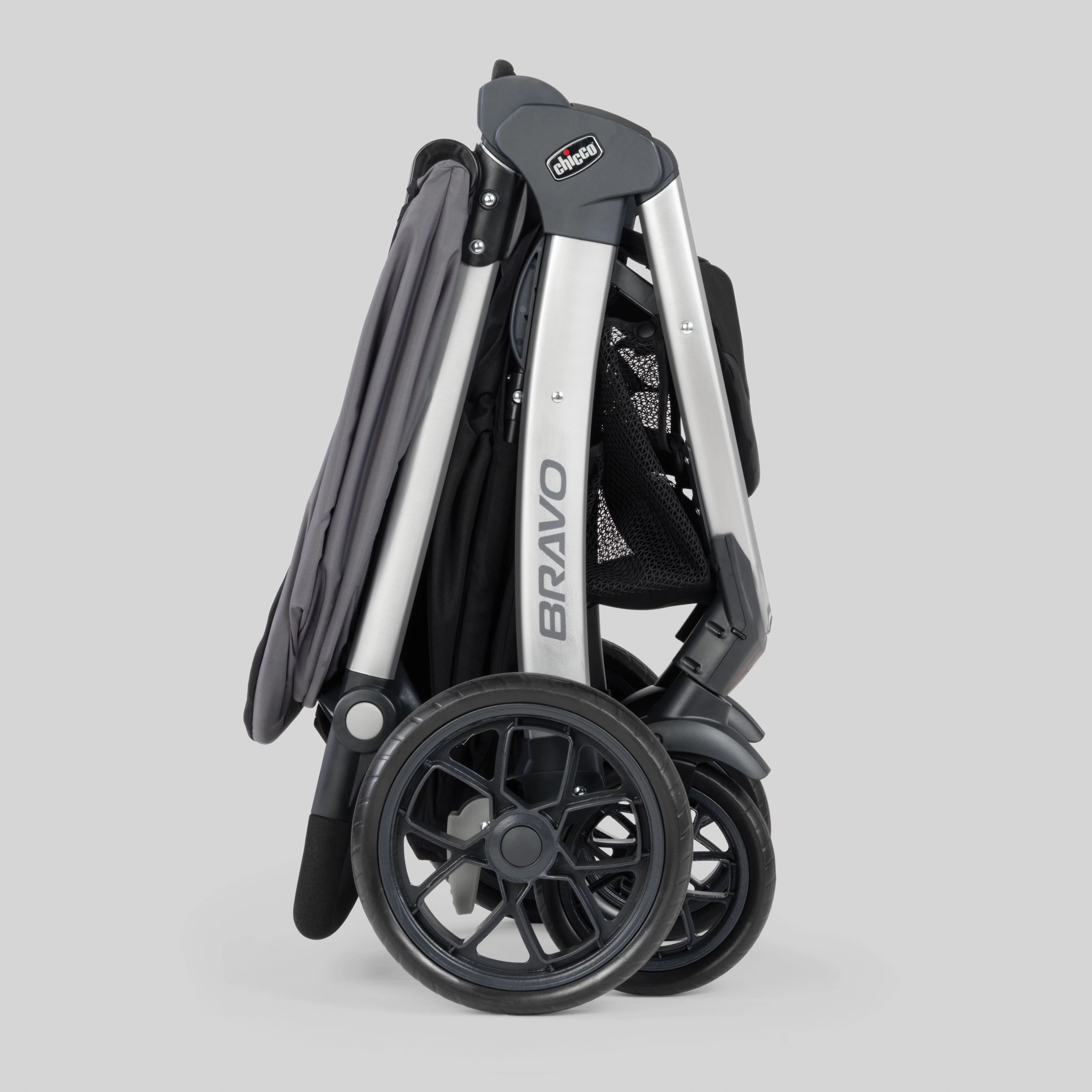 Chicco Bravo Trio Travel System Stroller with KeyFit 30 Infant Car Seat - Calla (Grey)