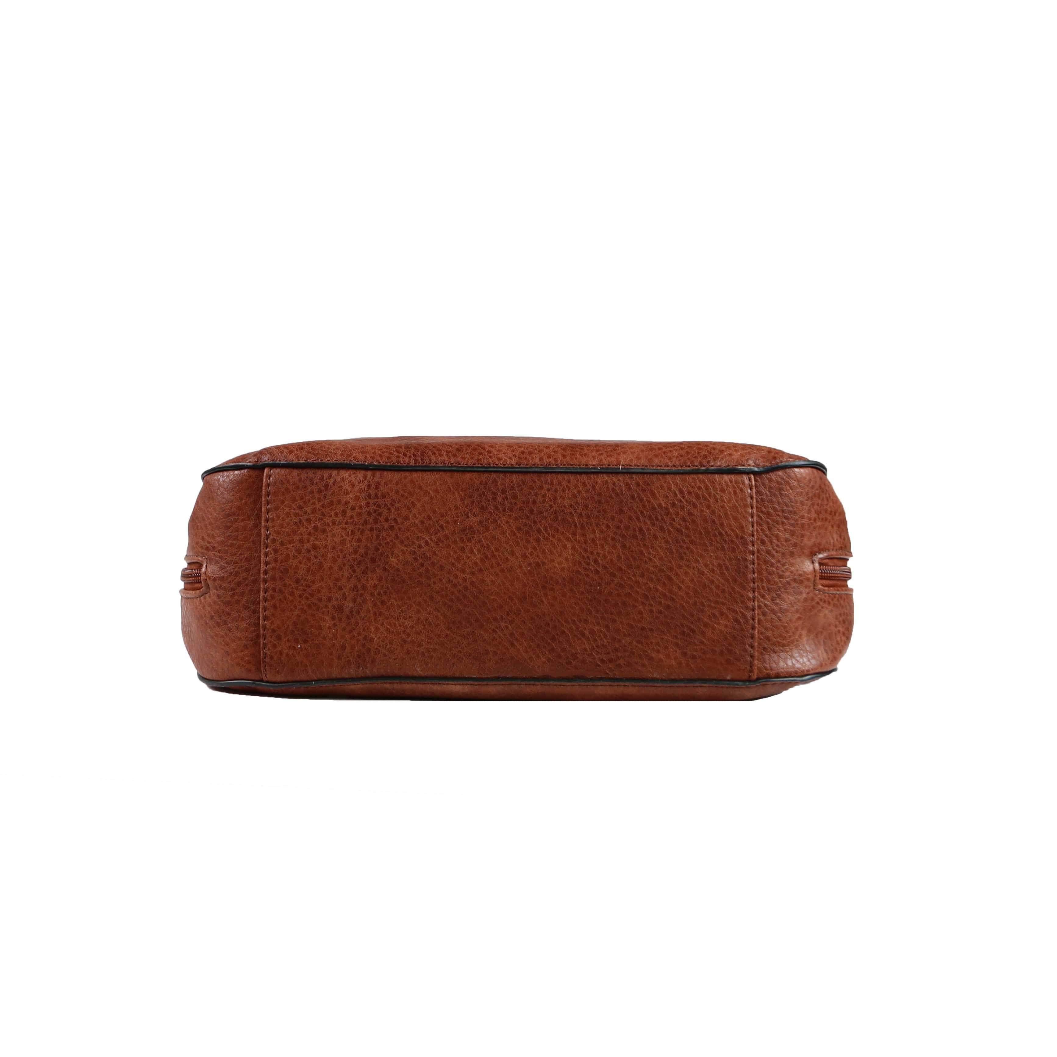 Concealed Carry Ashley Chain Hobo by Lady Conceal Cinnamon